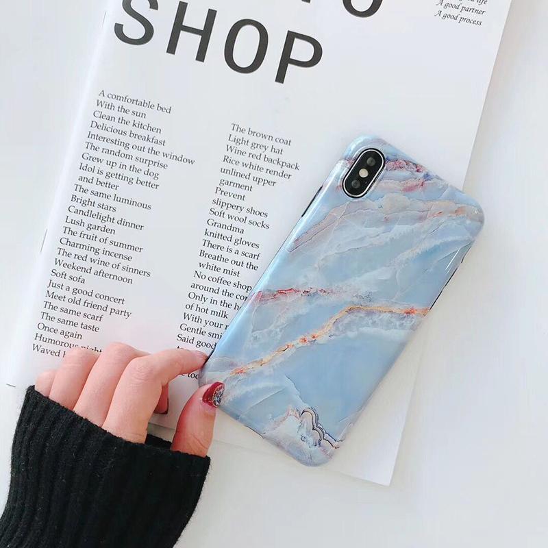 Colorful Art Pattern Marble iPhone Case