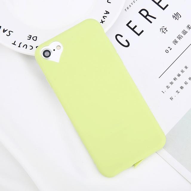 Heart Hollow Silicone iPhone Case