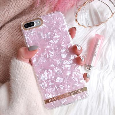 Solid Sweet Marble iPhone Case