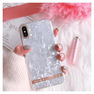 Solid Sweet Marble iPhone Case