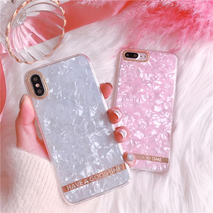 Solid Sweet Marble iPhone Case