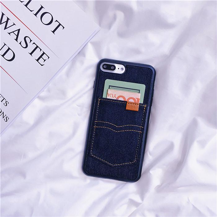 Denim Pocket iPhone Case