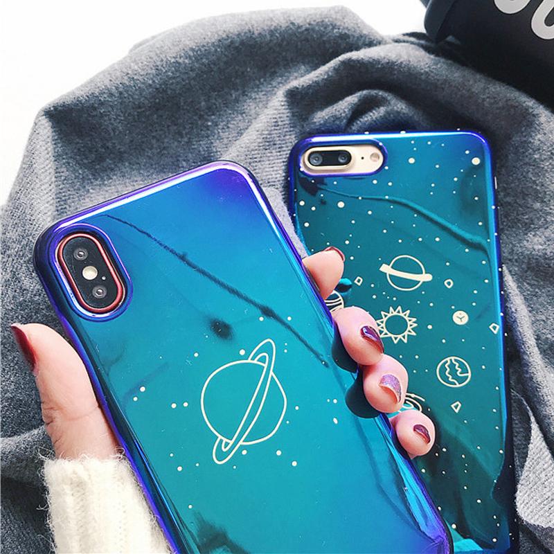 Blue Space iPhone Case