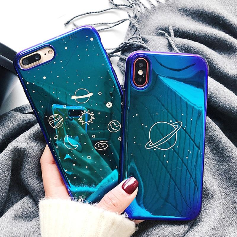 Blue Space iPhone Case