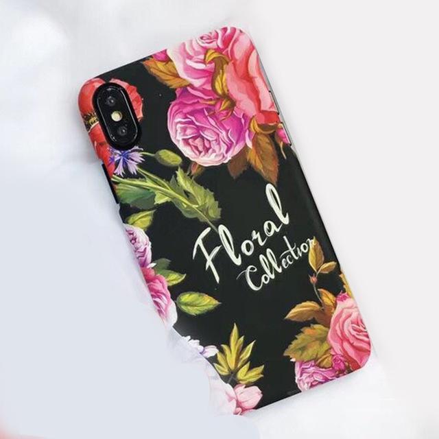 Spring Retro Flowers iPhone Case