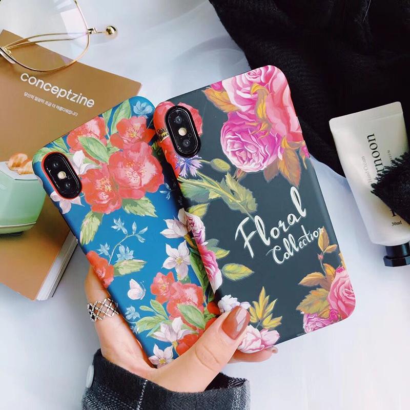 Spring Retro Flowers iPhone Case