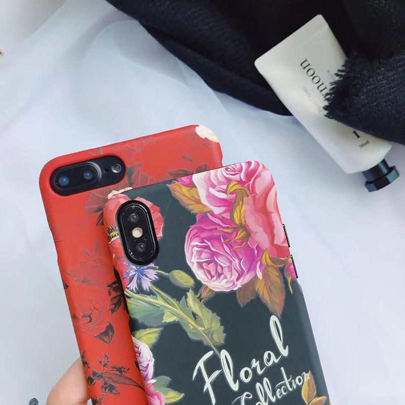 Spring Retro Flowers iPhone Case