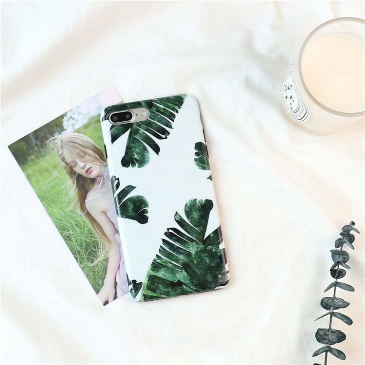 Fresh Green Leaves iPhone Case