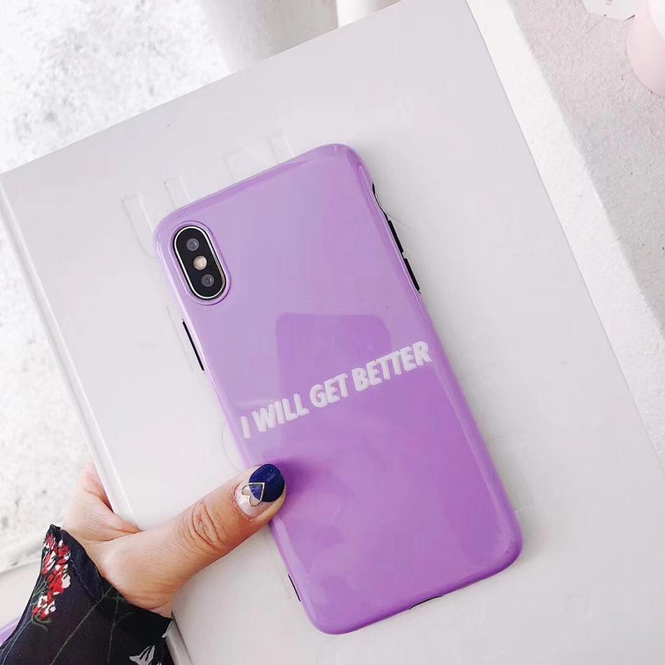 I Will Get Better Glossy iPhone Case