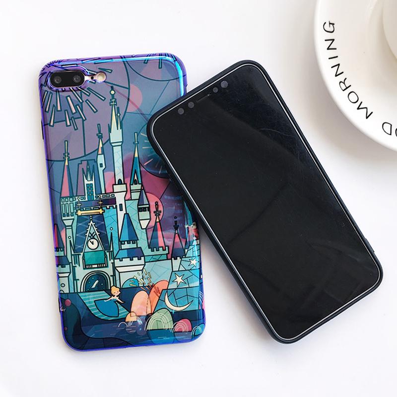 Fairy Tale Castle Glossy iPhone Case