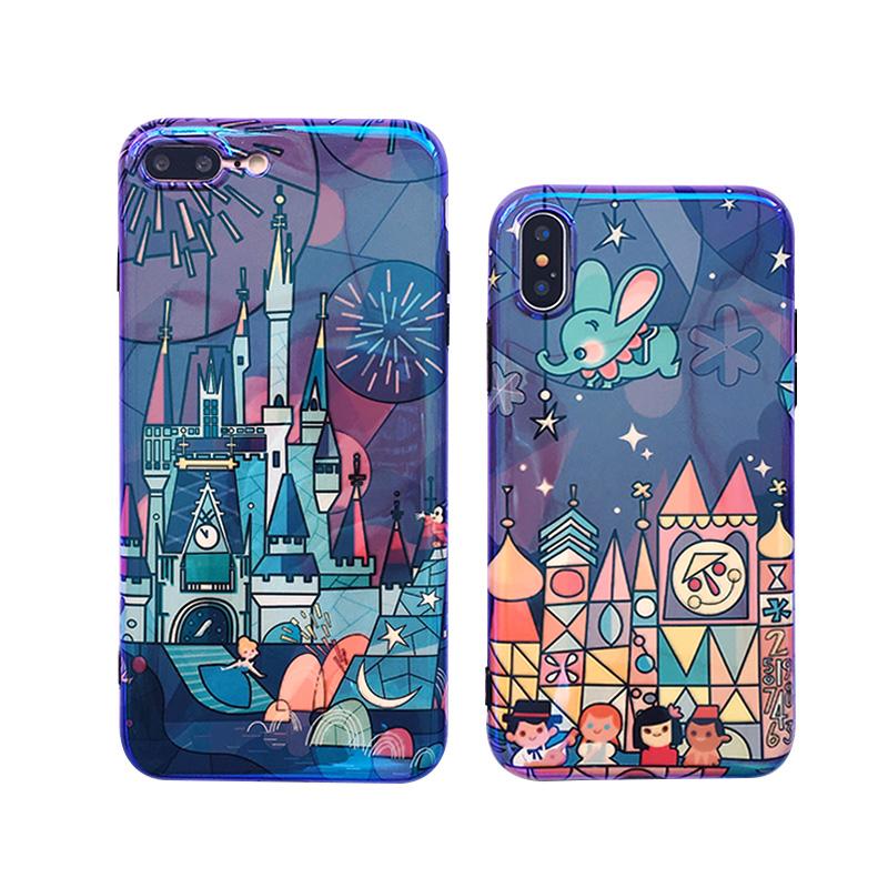 Fairy Tale Castle Glossy iPhone Case