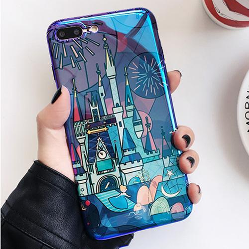 Fairy Tale Castle Glossy iPhone Case