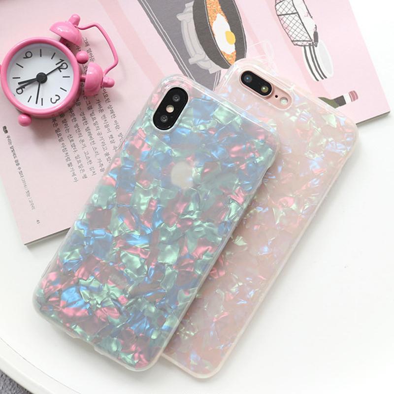 Colorful Gradient Shell iPhone Case
