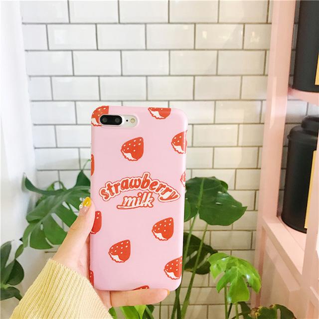 Strawberry Milk iPhone Case