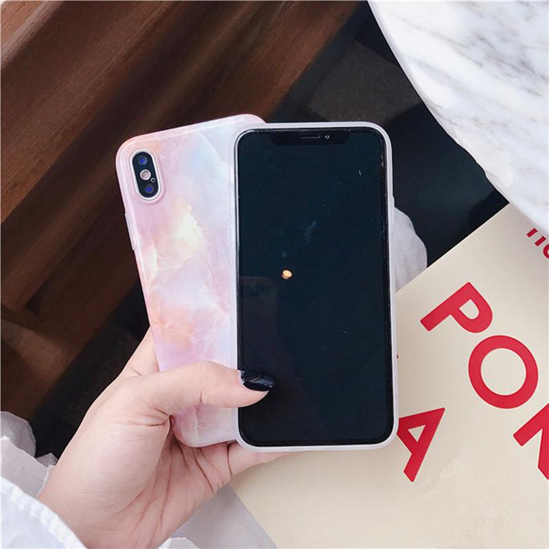 Pink Granite Marble iPhone Case