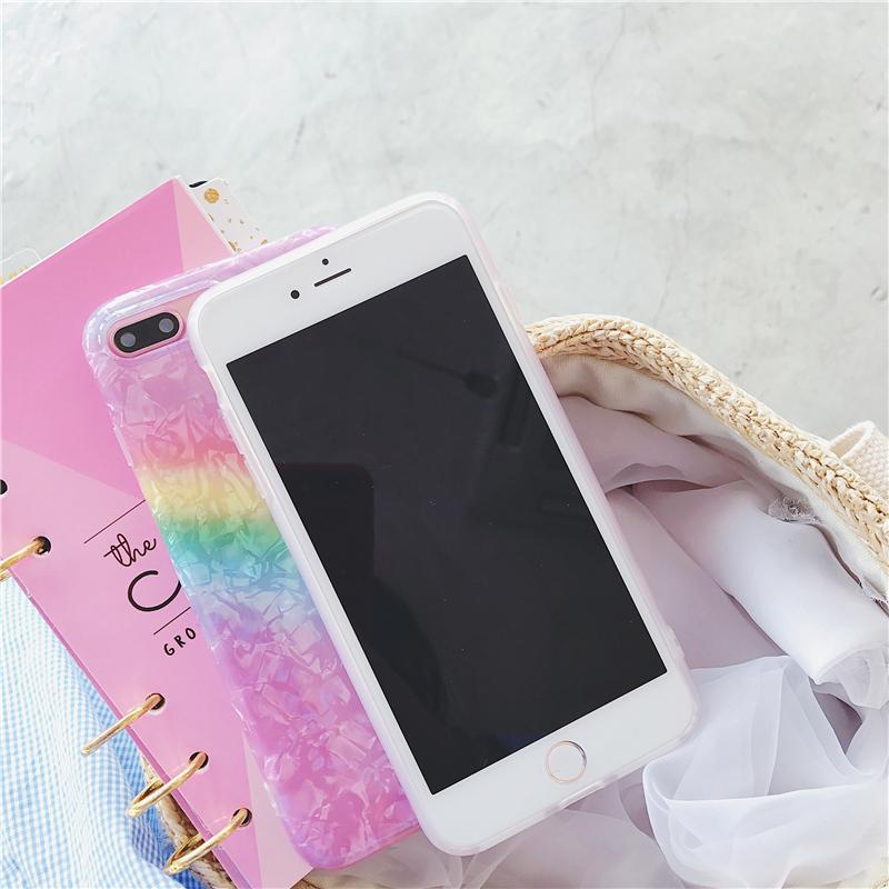 Shiny Rainbow Color iPhone Case