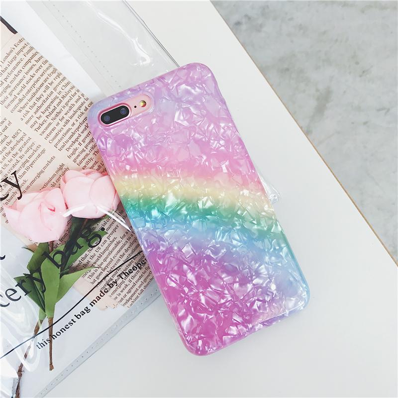 Shiny Rainbow Color iPhone Case