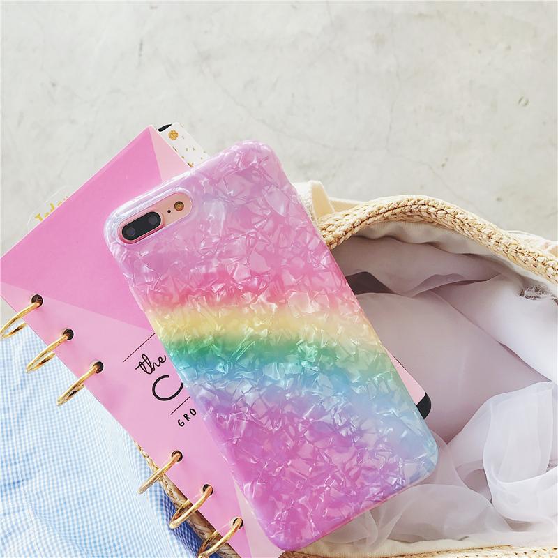 Shiny Rainbow Color iPhone Case