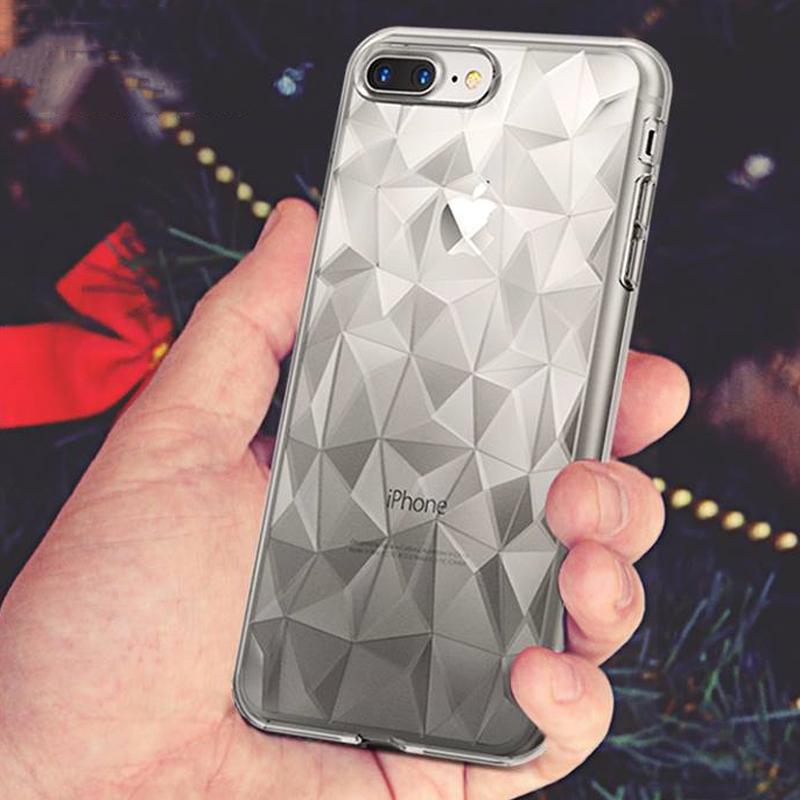 3D Diamond Pattern iPhone Case