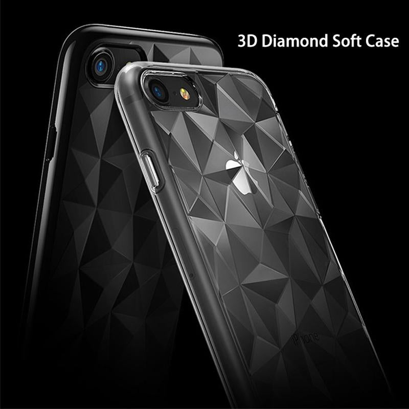 3D Diamond Pattern iPhone Case