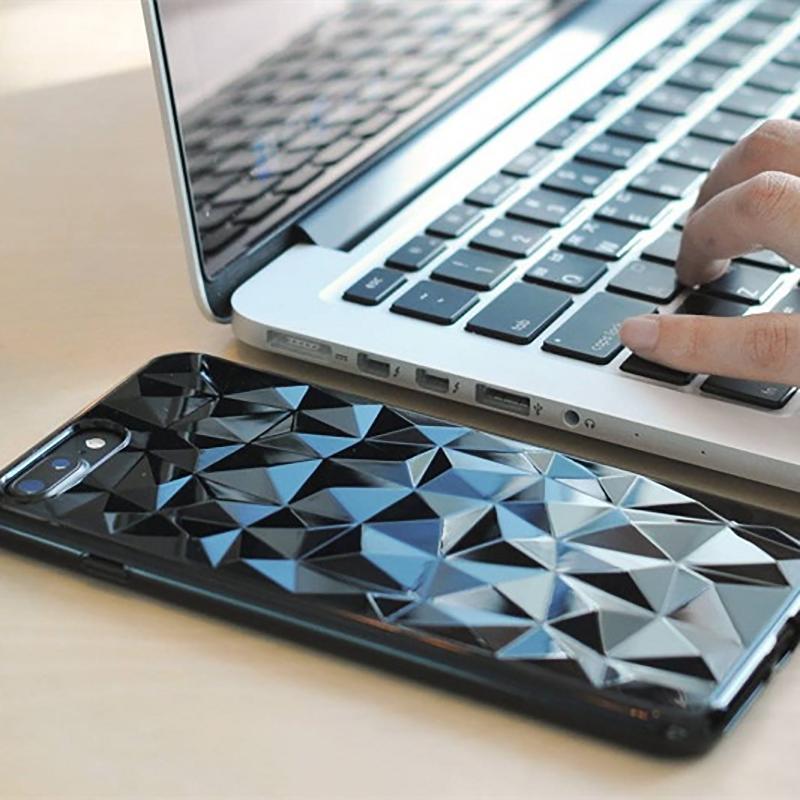 3D Diamond Pattern iPhone Case