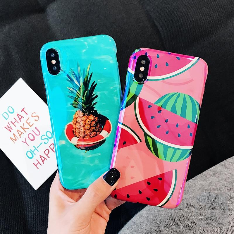 Glossy Summer Fruits iPhone Case