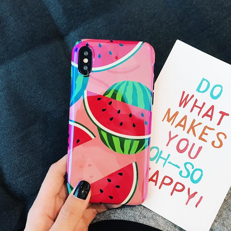 Glossy Summer Fruits iPhone Case