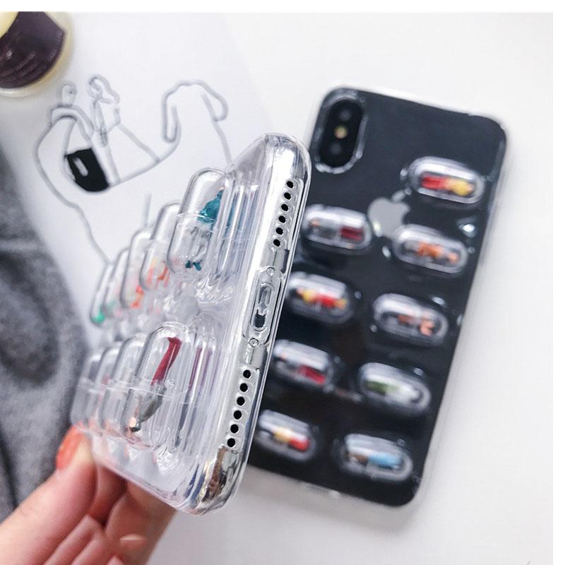 3D Pill Capsule iPhone Case