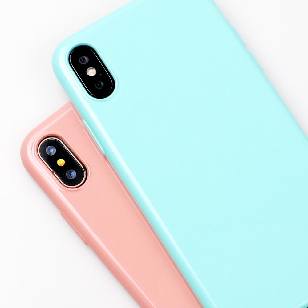 Candy Color Glossy iPhone Case