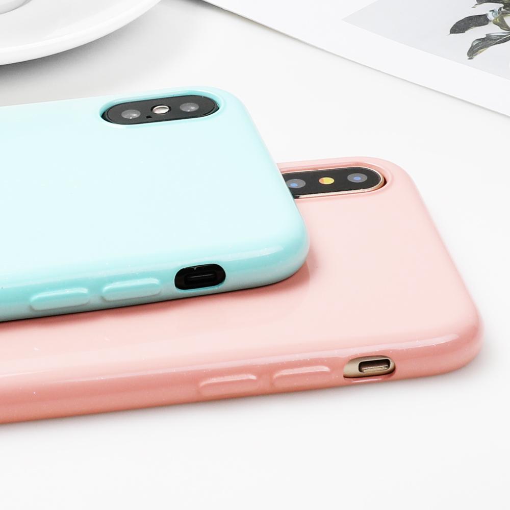 Candy Color Glossy iPhone Case