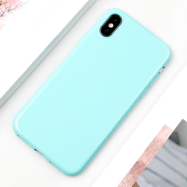 Candy Color Glossy iPhone Case