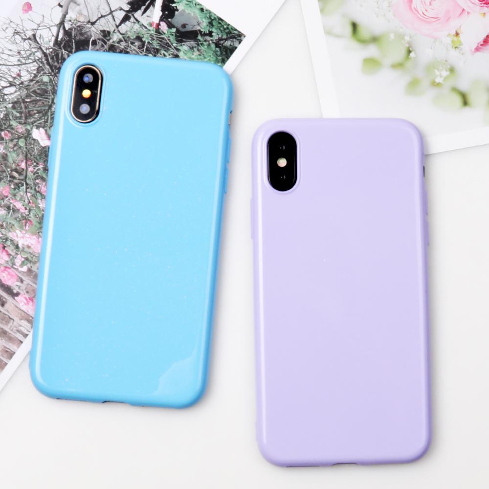 Candy Color Glossy iPhone Case