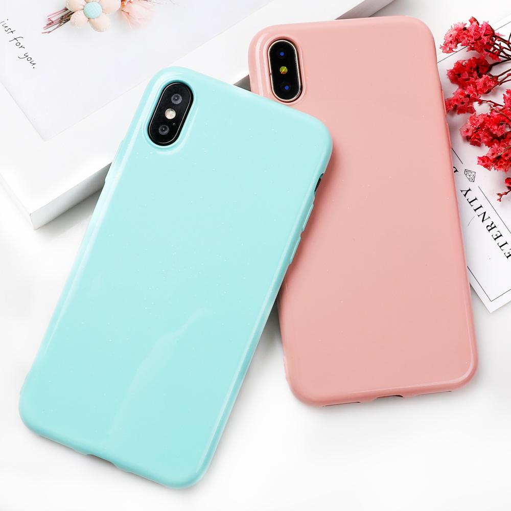 Candy Color Glossy iPhone Case