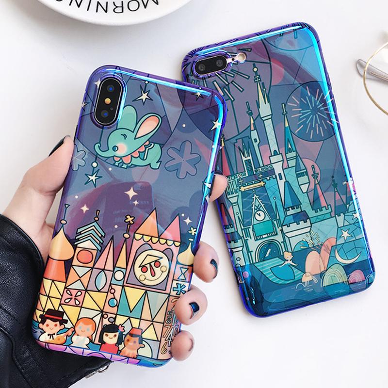 Fairy Tale Castle Glossy iPhone Case