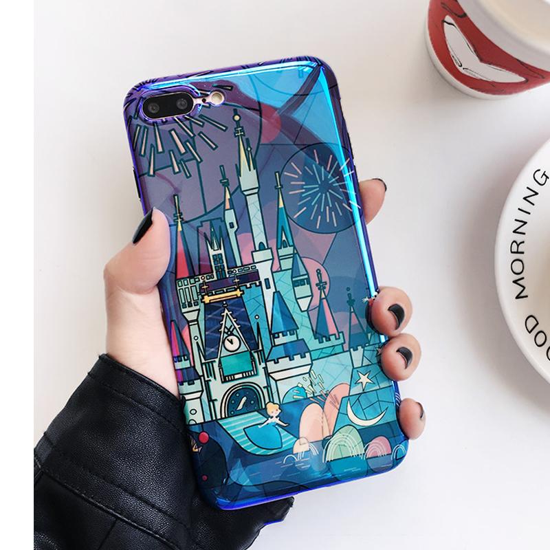 Fairy Tale Castle Glossy iPhone Case