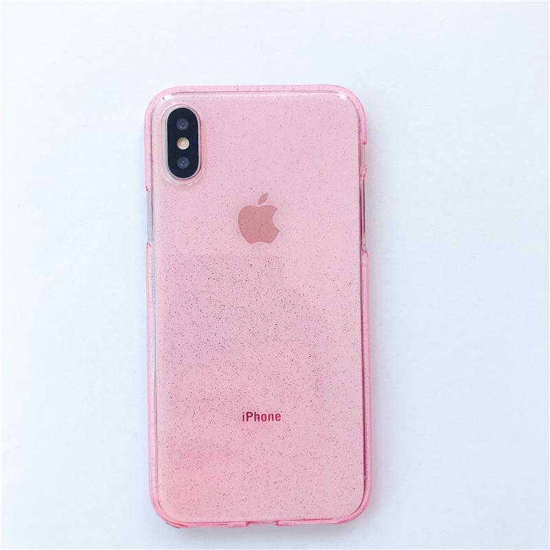 Glitter Soft Transparent iPhone Case