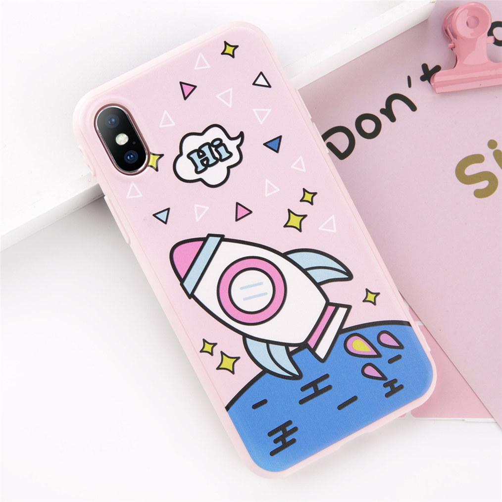 Cartoon Rocket iPhone Case