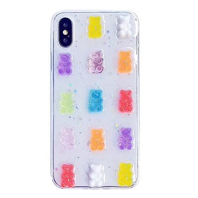 3D Jelly Bear iPhone Case