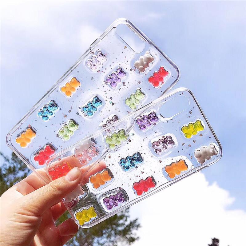 3D Jelly Bear iPhone Case