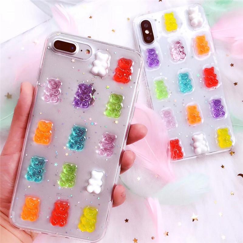 3D Jelly Bear iPhone Case