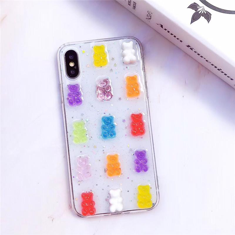 3D Jelly Bear iPhone Case