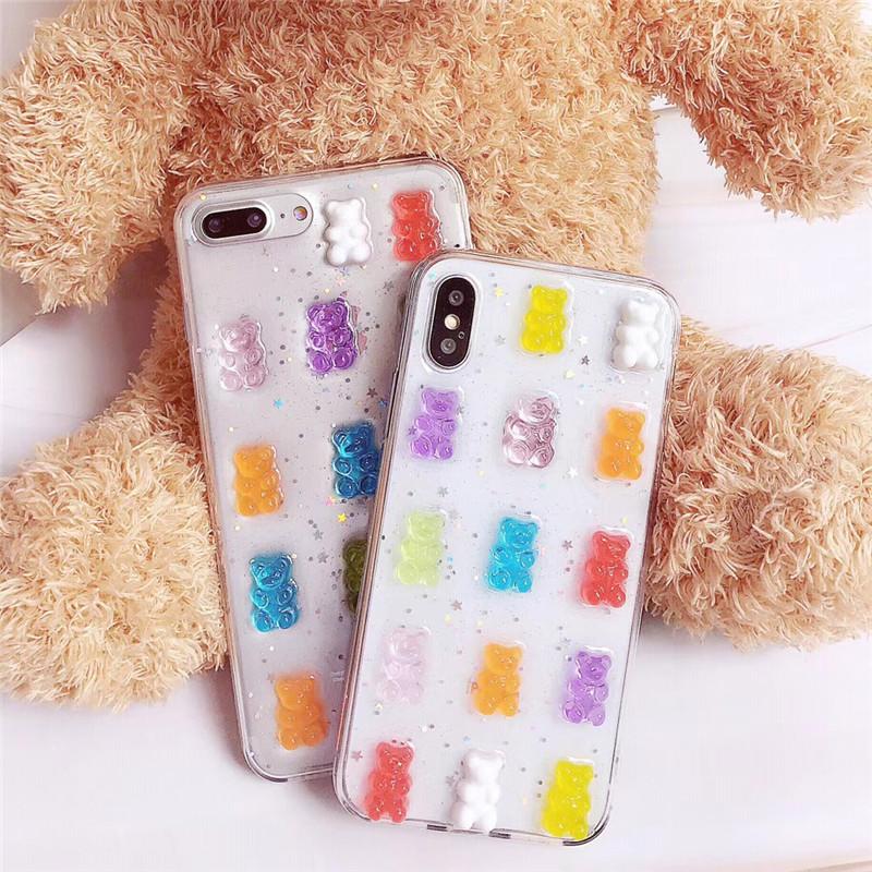 3D Jelly Bear iPhone Case