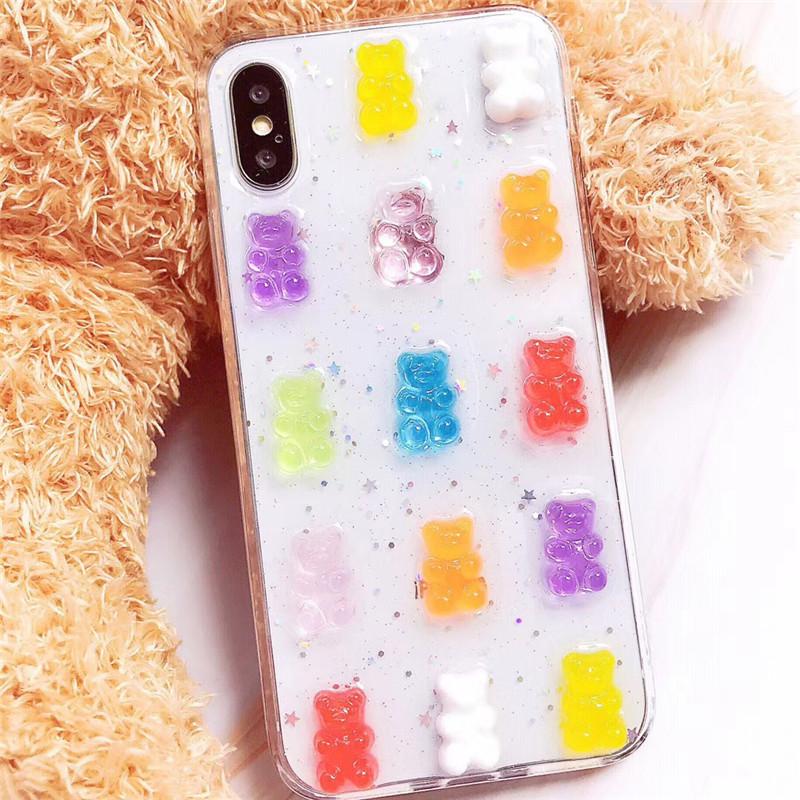 3D Jelly Bear iPhone Case