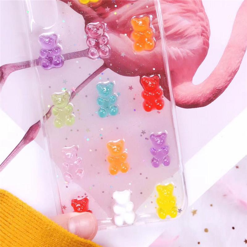 3D Jelly Bear iPhone Case