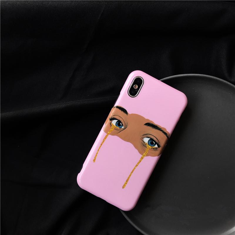 Golden Tears iPhone Case