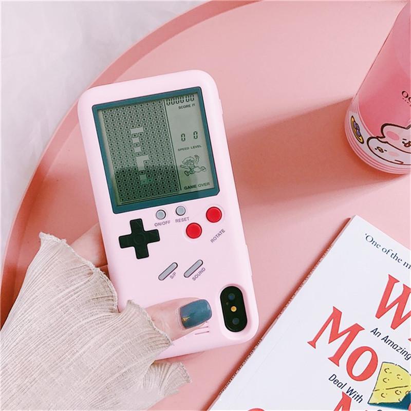 Pink GameBoy iPhone Case