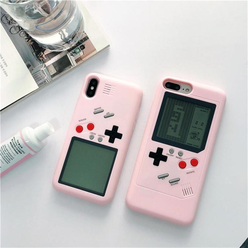 Pink GameBoy iPhone Case