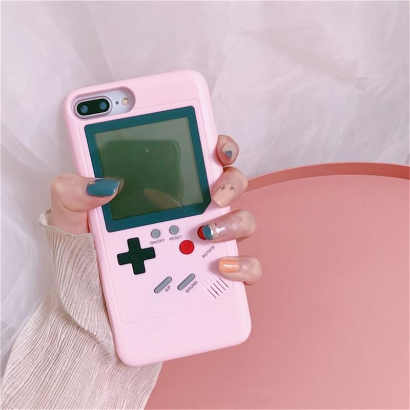 Pink GameBoy iPhone Case