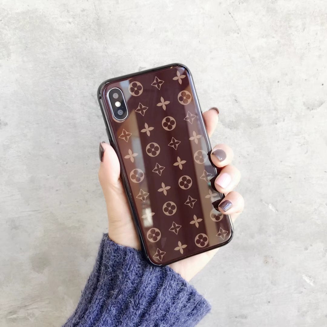 Brown Monogram Luxury iPhone Case