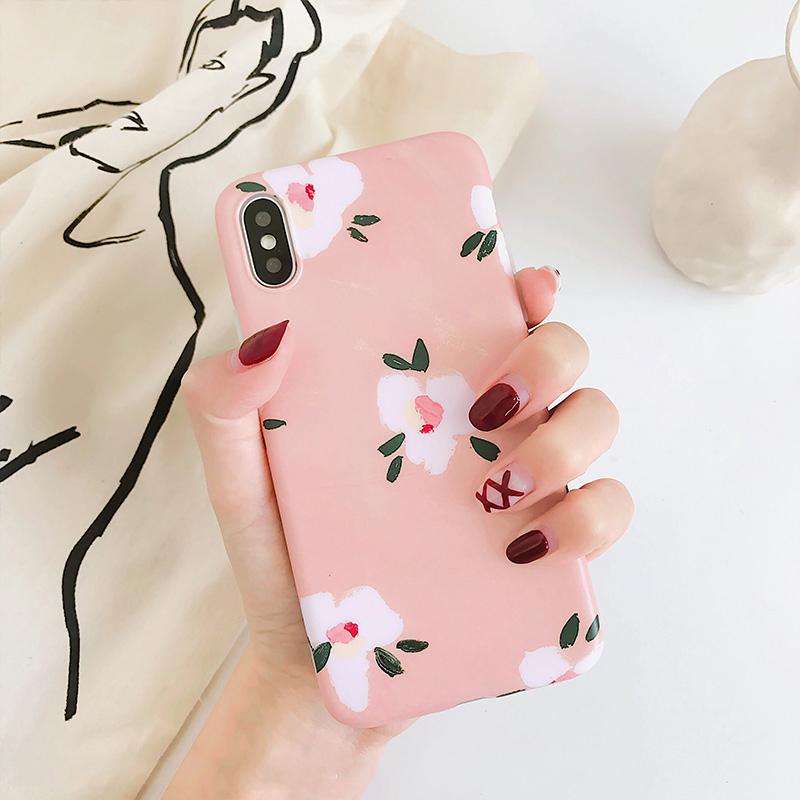 Pink Floral iPhone Case